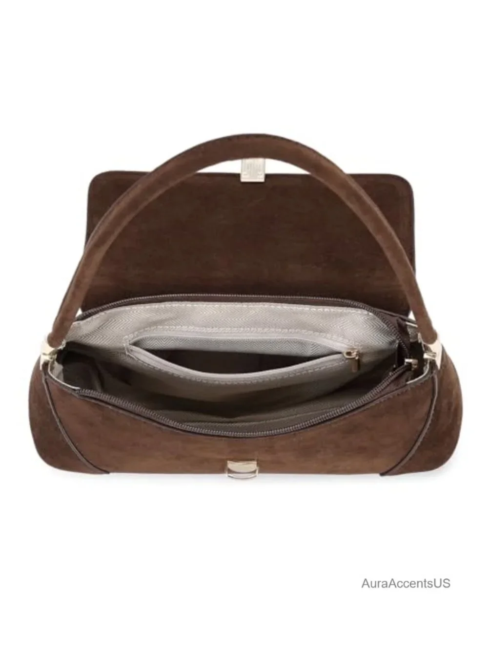 PU Leather Hobo Shoulder Bag Small Crossbody Purse with Zipper